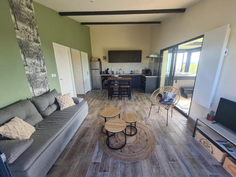 Gîte au coeur des vignes, jacuzzi et sauna privés House in Nouvelle-Aquitaine