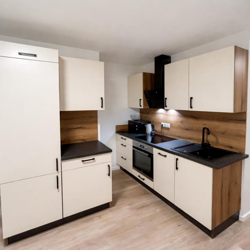 Kitchen or kitchenette, kitchen
