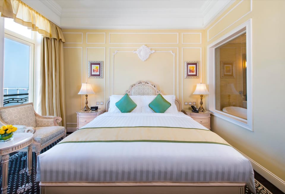 Bed, Photo of the whole room, Bedroom, Sea view