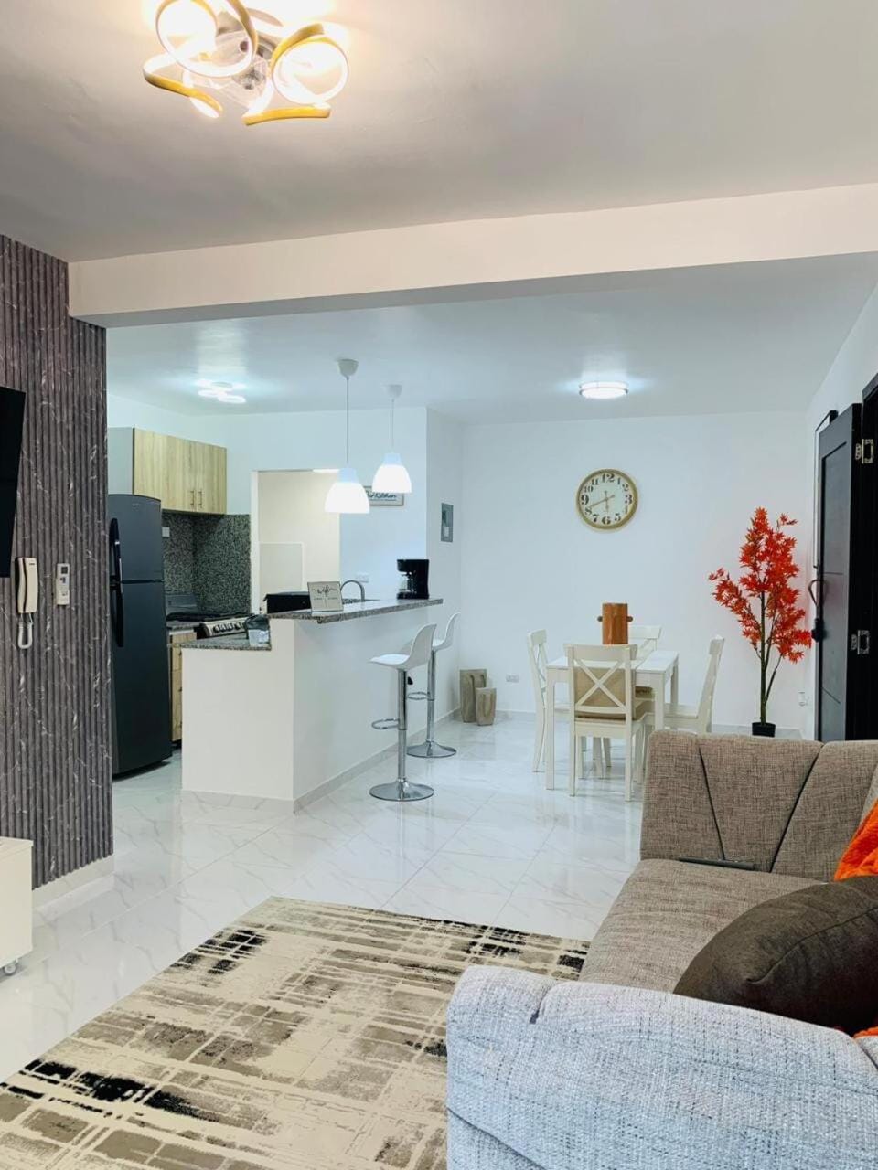 Kitchen or kitchenette, Dining area, oven, stove