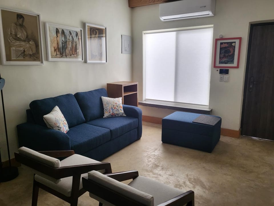 Living room, air conditioner