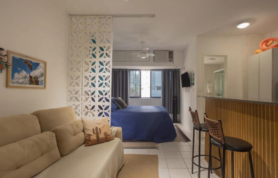Flat em Boa Viagem com vista para o mar Apartment in Recife