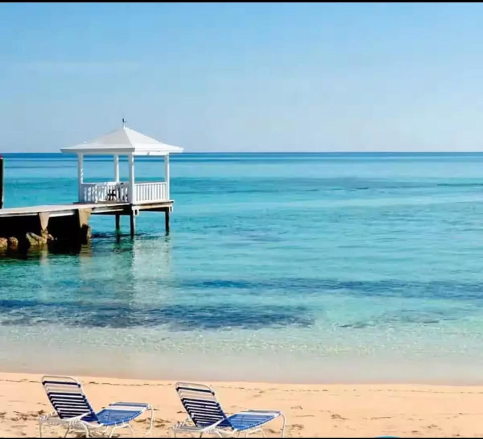 Beach, Sea view, sunbed