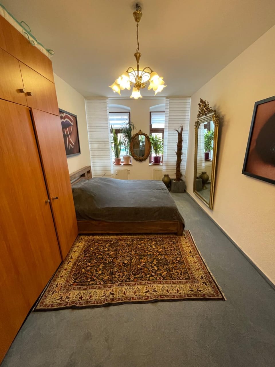 Bed, Photo of the whole room, Bedroom, wardrobe