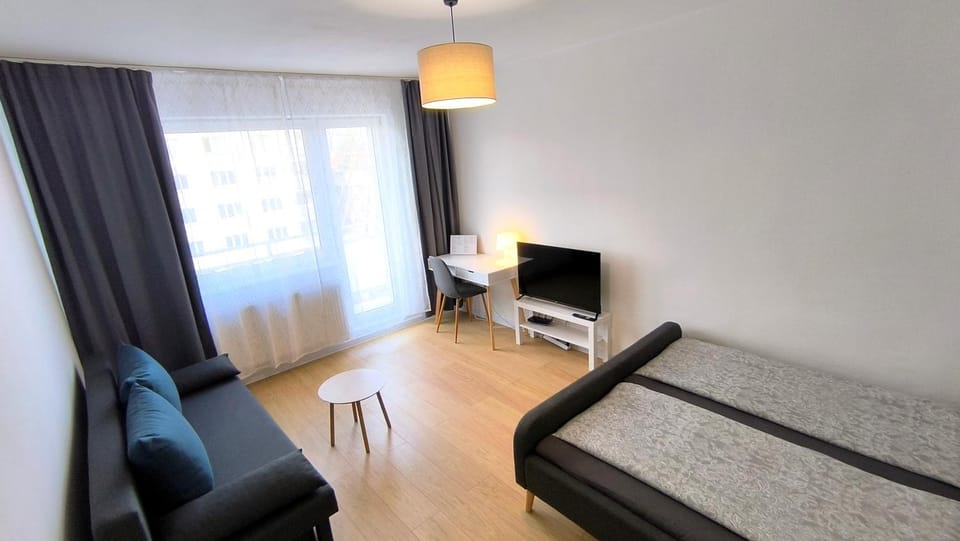 Bed, TV and multimedia, Living room, Photo of the whole room, Seating area, Bedroom