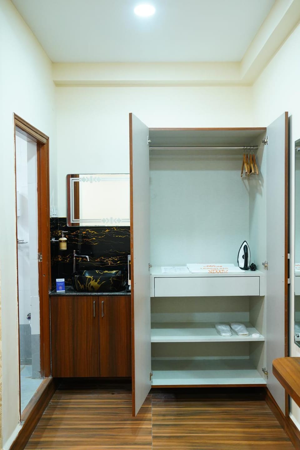flat iron, wardrobe