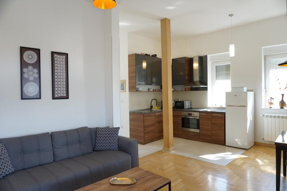 Center 2BDR additional living Room King bed 4 pers Apartment in Belgrade