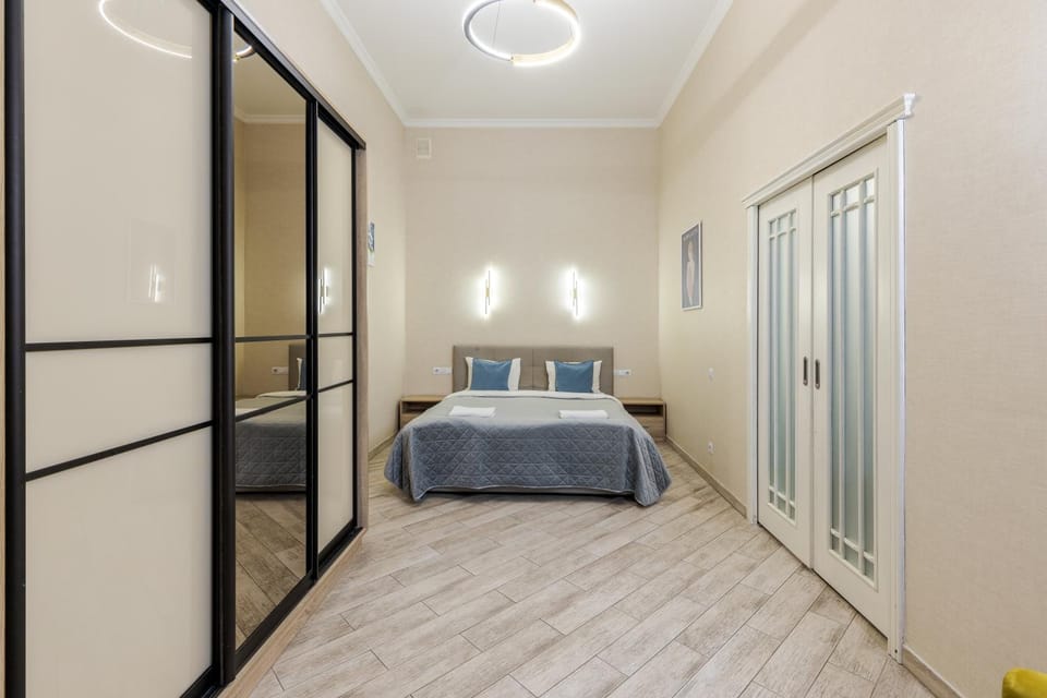 Bed, Photo of the whole room, Bedroom, wardrobe
