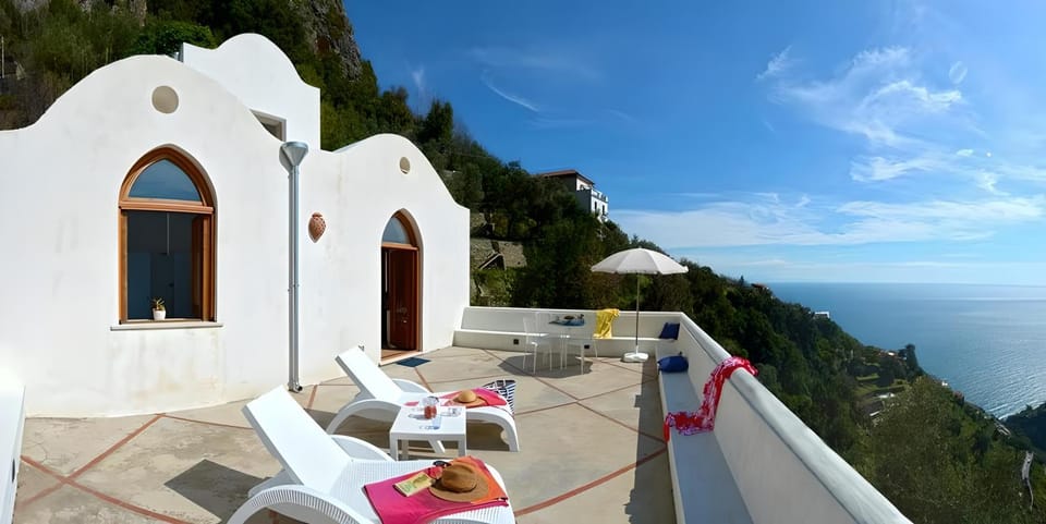 Natural landscape, View (from property/room), Balcony/Terrace, Mountain view, Sea view, sunbed