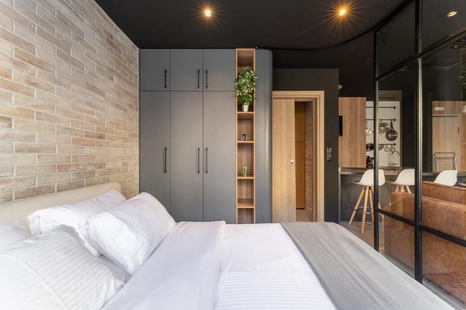Bed, Photo of the whole room, Bedroom, wardrobe