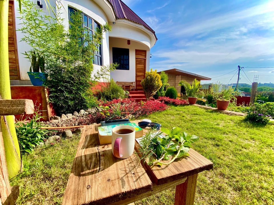 Property building, Natural landscape, Garden view