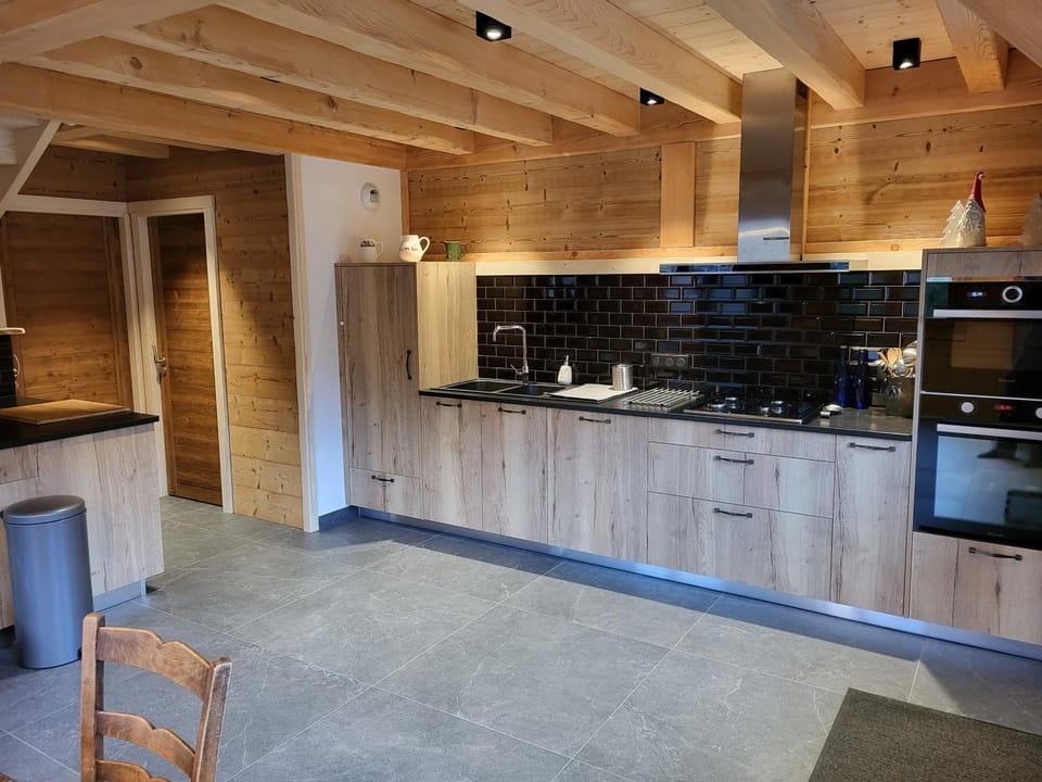 Kitchen or kitchenette, dishwasher, minibar, stove