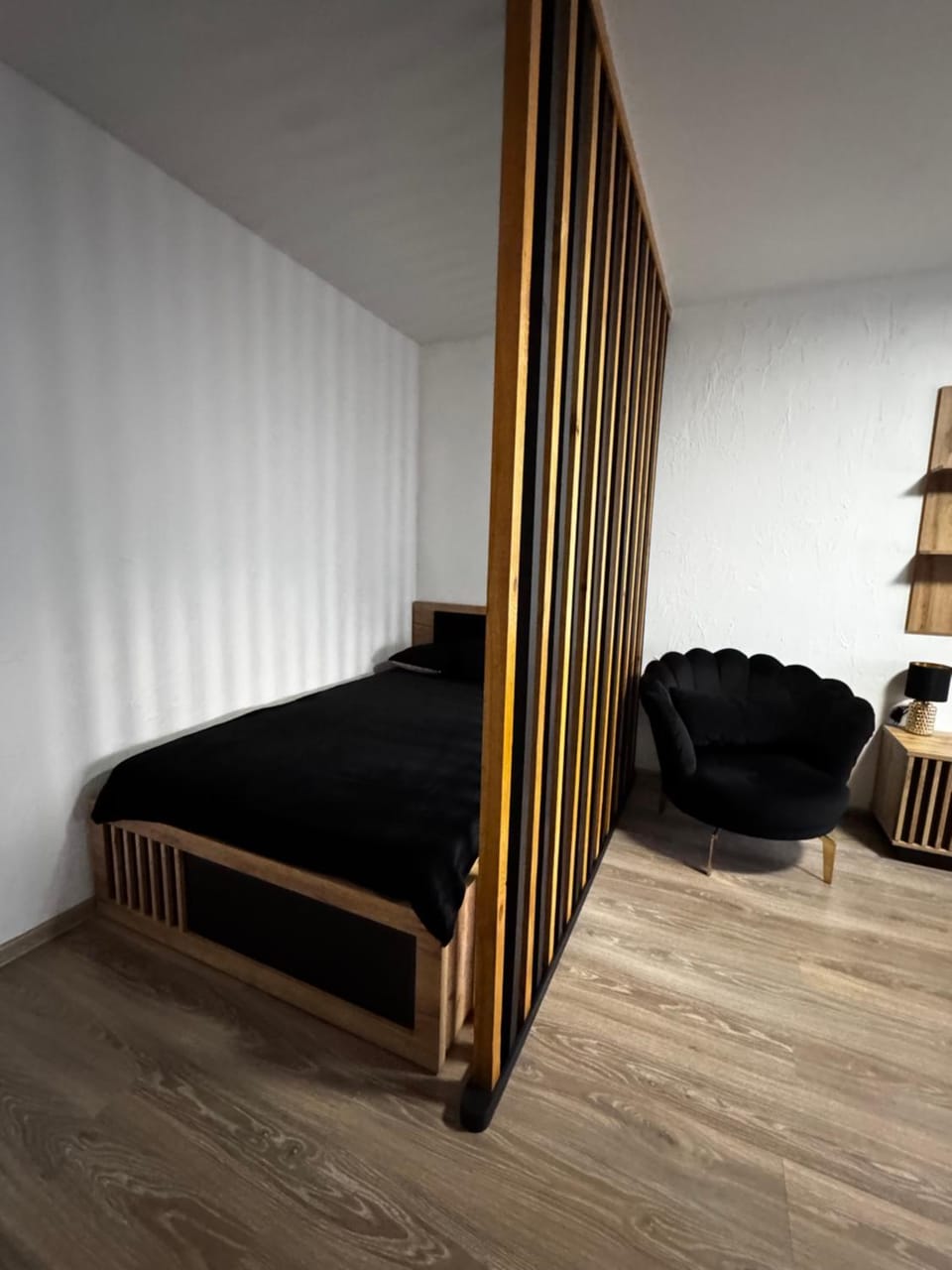 Gold & Black Apartment in Lithuania