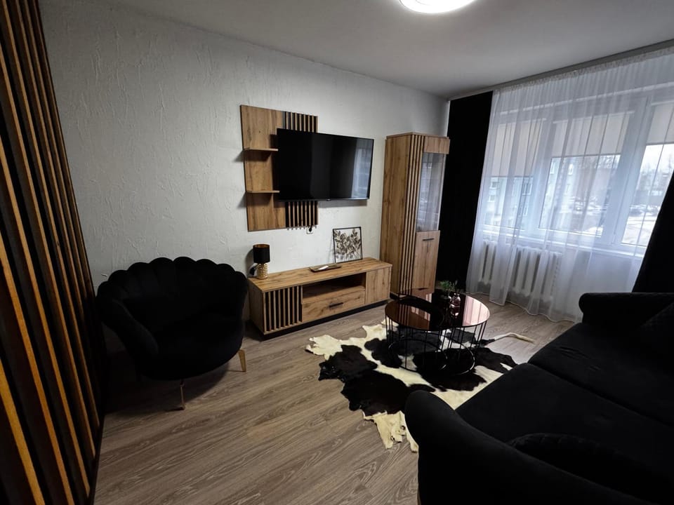 Gold & Black Apartment in Lithuania