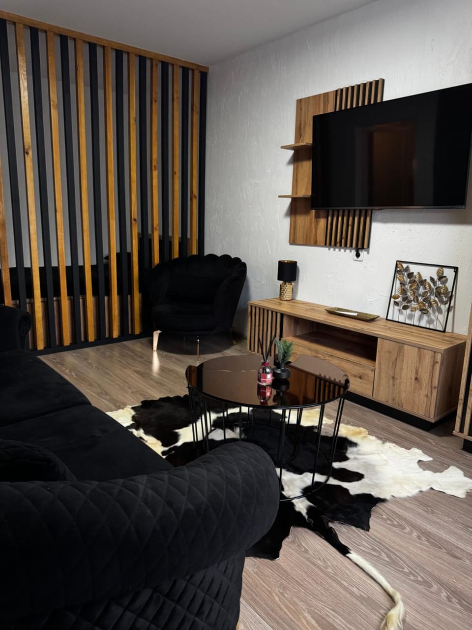 Gold & Black Apartment in Lithuania