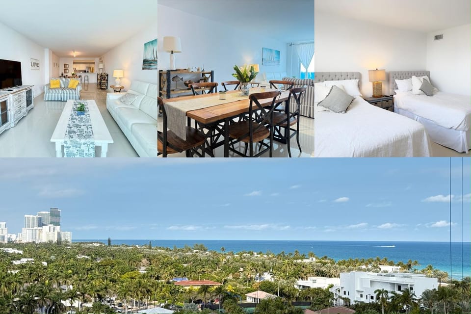 Living room, Bedroom, Sea view