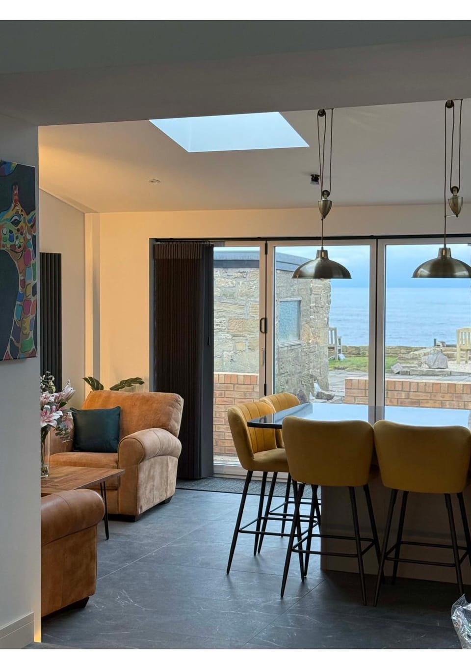 Seating area, Sea view