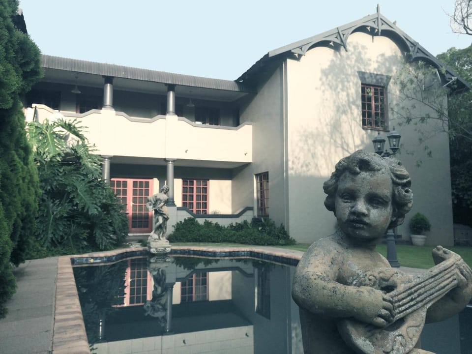 Property building, Pool view