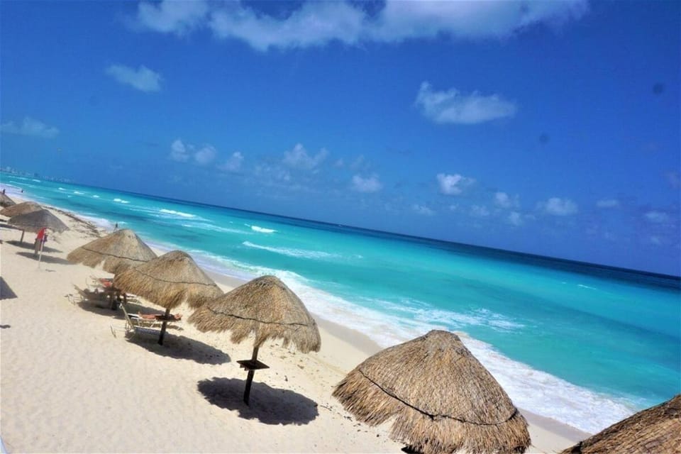 Day, Natural landscape, Beach, sunbed