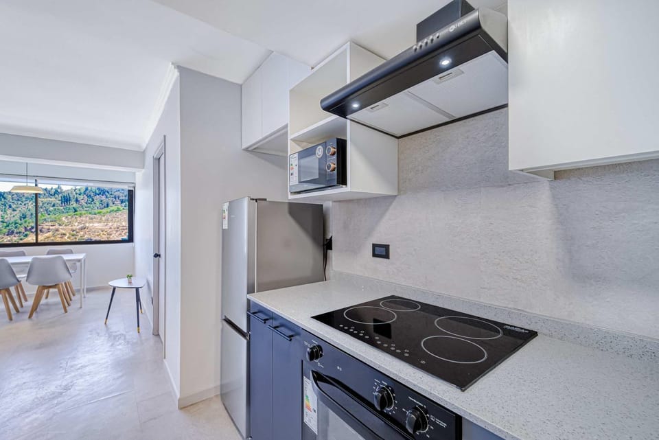 Alto Vitacura II - AC & City Views Apartment in Providencia