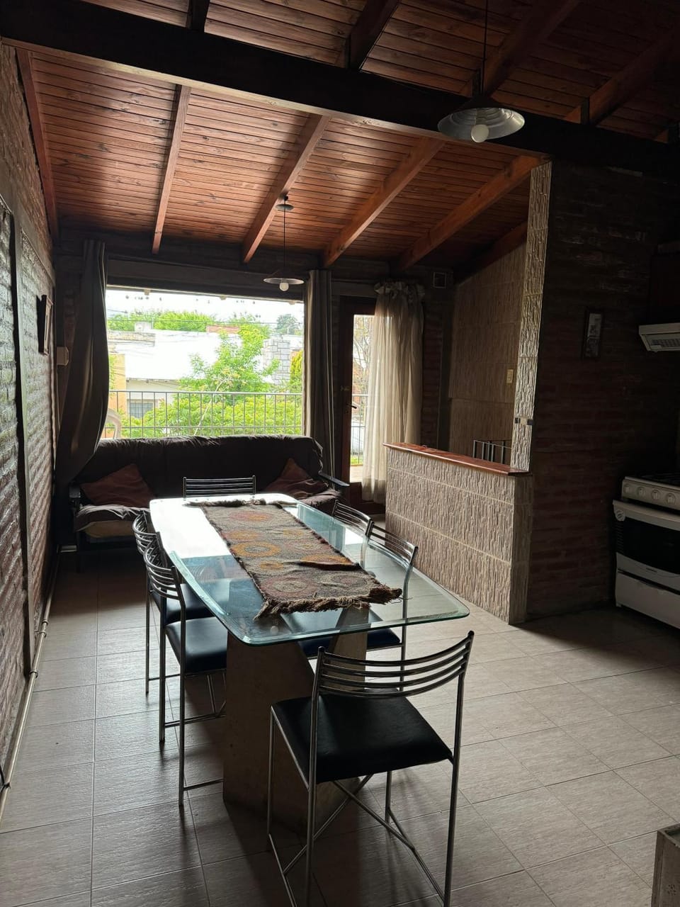 Kitchen or kitchenette, Living room, Dining area