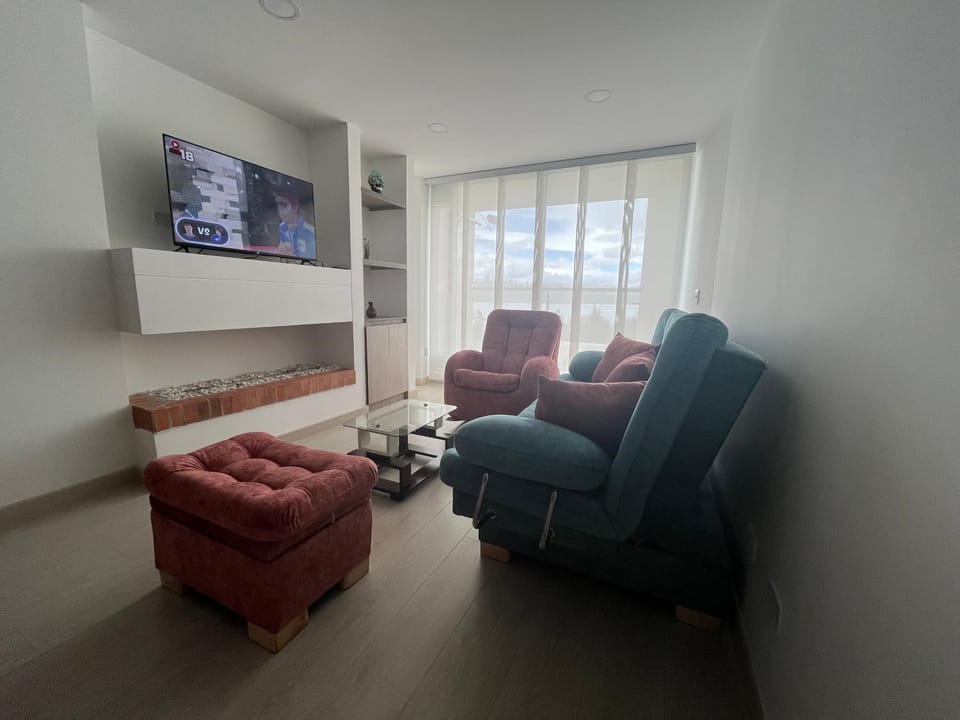 Apartamento con hermosa vista al lago Apartment in Paipa