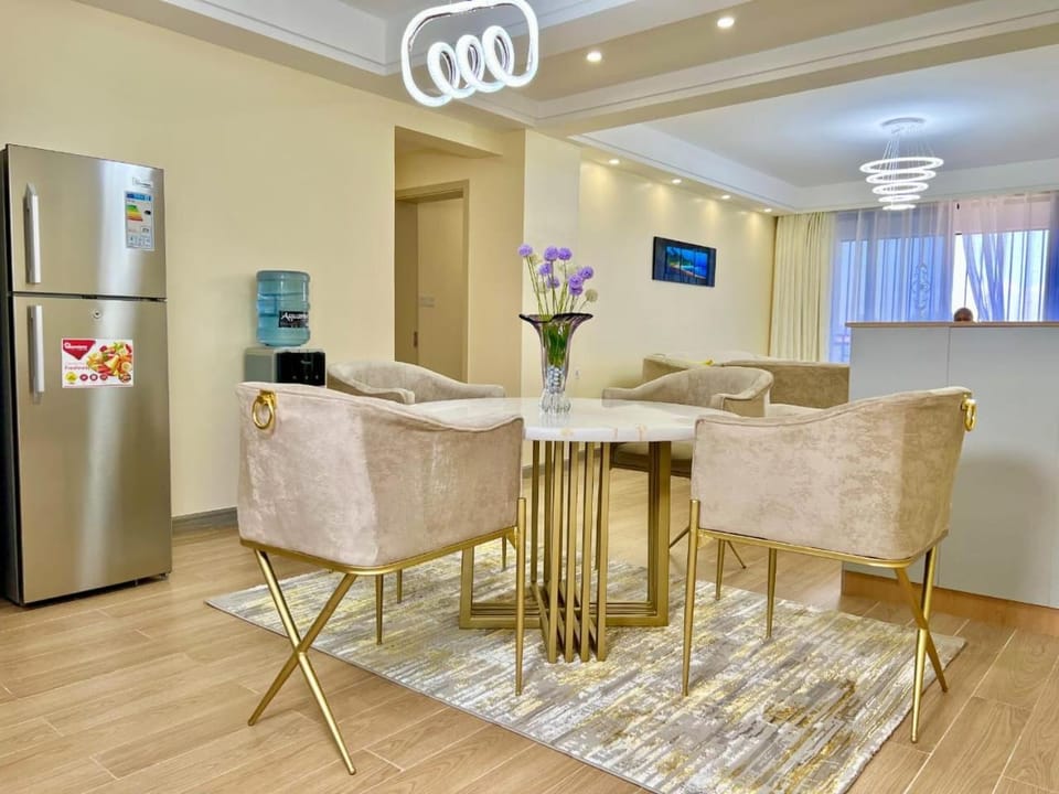 the serene suites executively furnished two bedroom apartment with amazing city views,heated swimming pool ,ample parking space and fully equipped gym Apartment in Nairobi