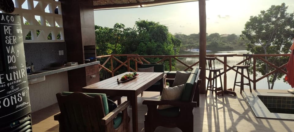 Por do Sol Lagoa House in State of Bahia