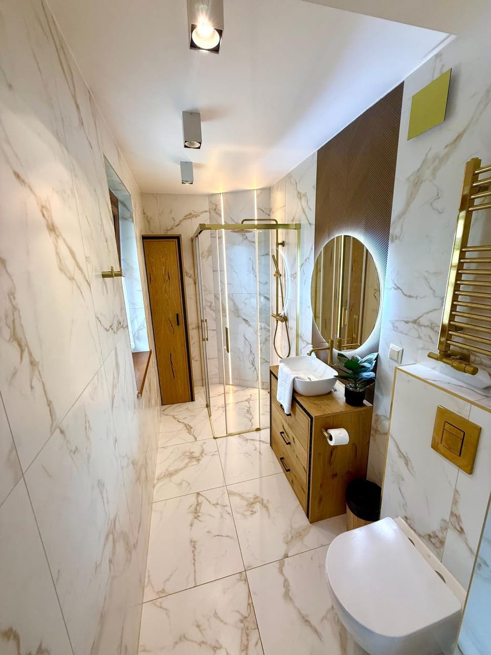Shower, Toilet, Bathroom, towels