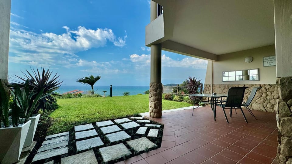 Patio, Spring, Day, Natural landscape, Garden, View (from property/room), Balcony/Terrace, Living room, Seating area, Garden view, Sea view