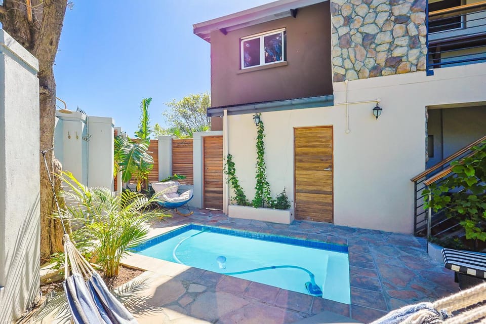 Property building, Natural landscape, Garden, Garden view, Pool view, Swimming pool, sunbed