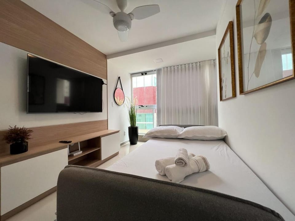 Apto suite com piscina e vista lateral incrível para o mar Apartment in Vila Velha