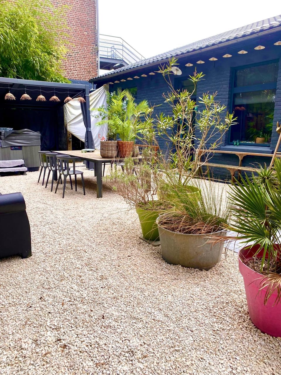 Patio, Garden view