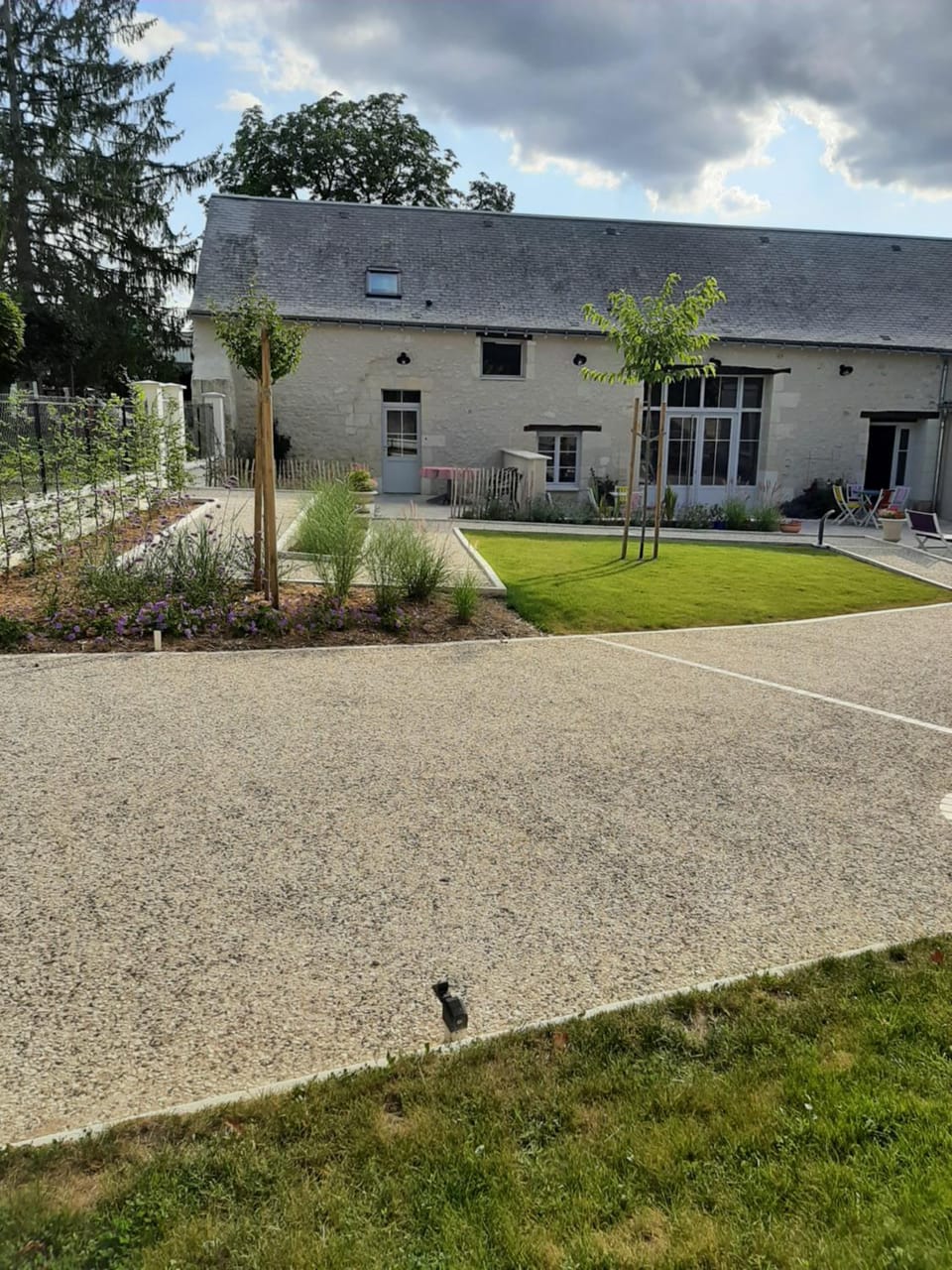 Property building, Garden view
