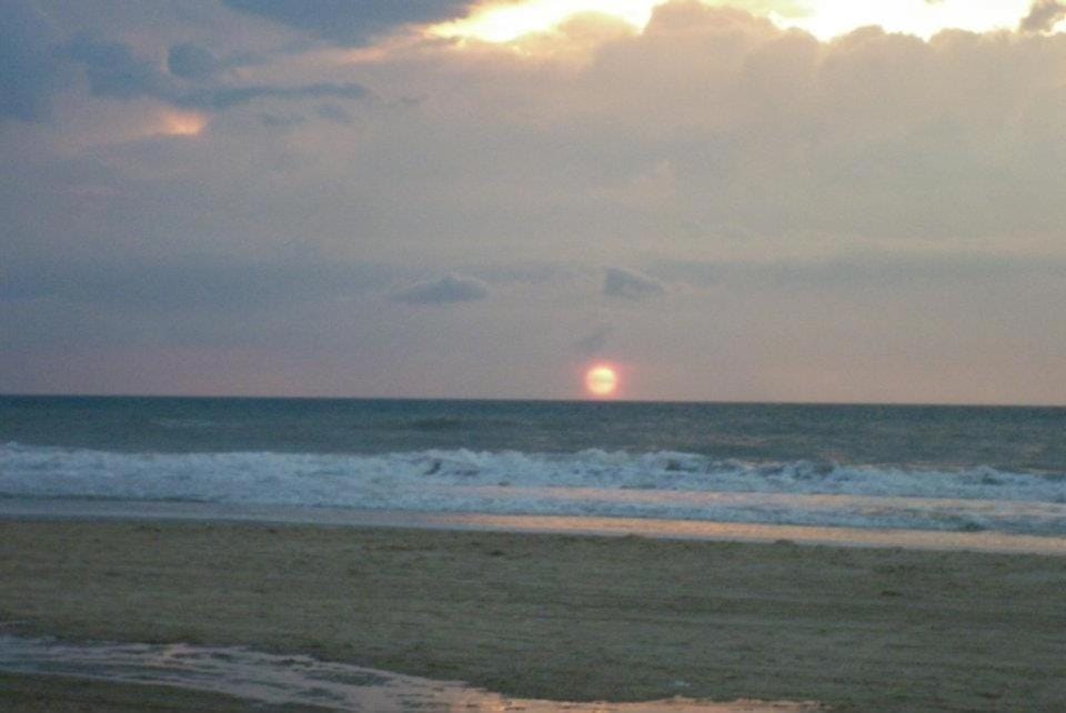 Natural landscape, Beach, Sea view, Sunrise