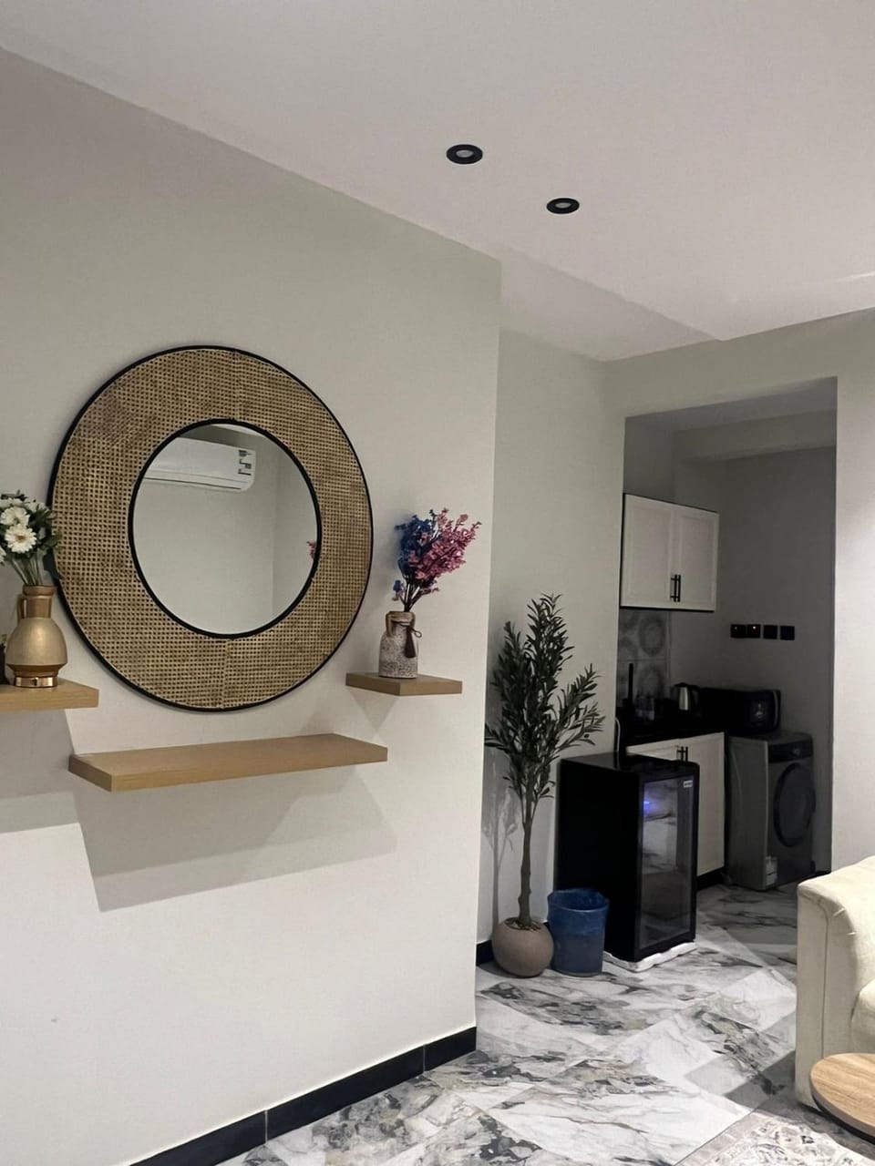 شقة الراحه غرفة وصالة في وسط الرياض بموقع هادئ ومميز Apartment in Riyadh