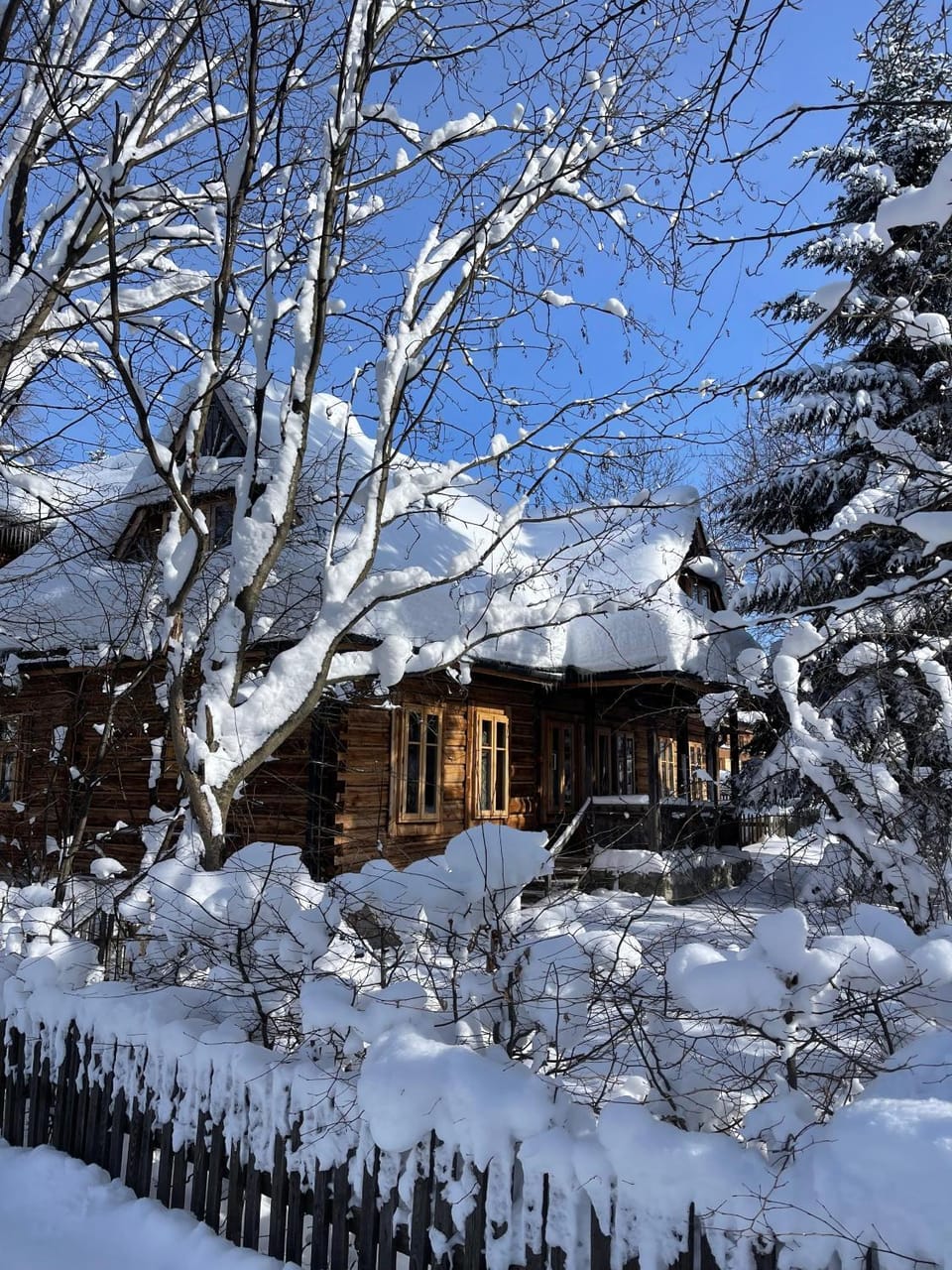 Property building, Day, Natural landscape, Winter