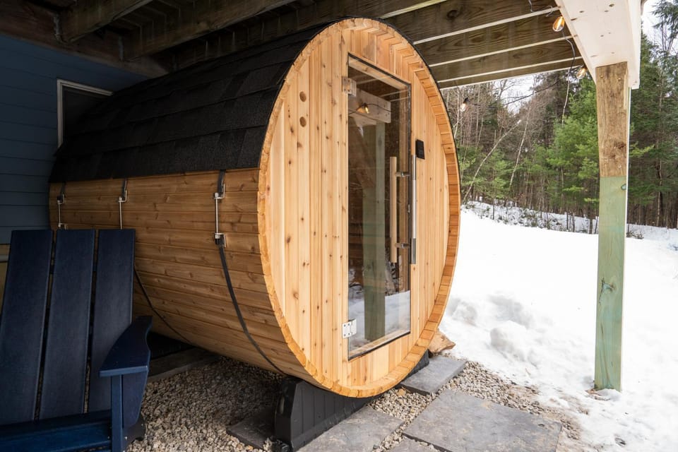 Winter, Sauna