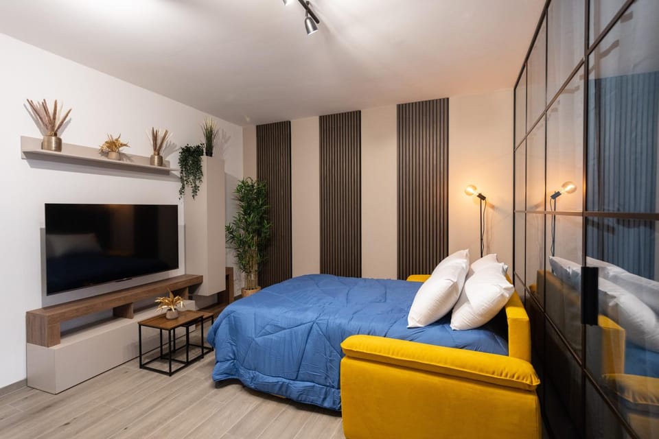 Communal lounge/ TV room, Bed, TV and multimedia, Living room, Photo of the whole room