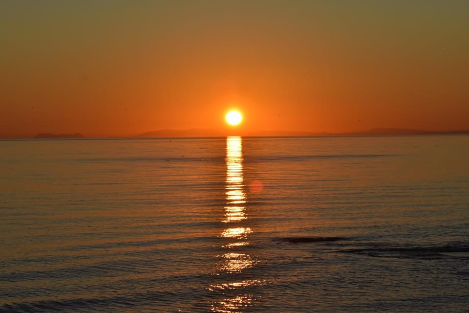 Natural landscape, Beach, Sea view, Sunrise, Sunset