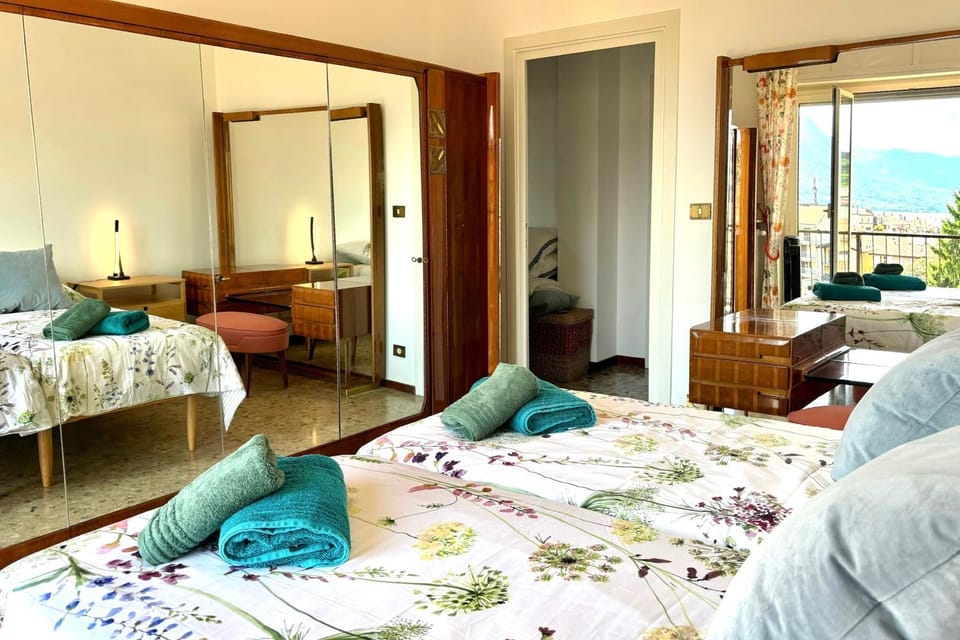 Bed, Photo of the whole room, Bedroom, towels, wardrobe