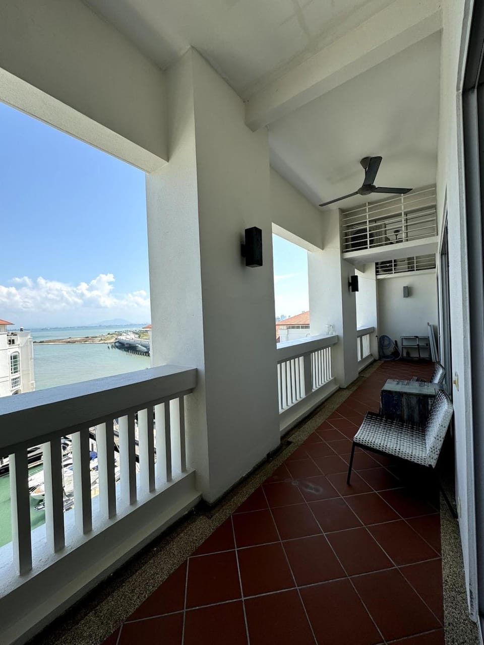 Patio, Natural landscape, View (from property/room), Balcony/Terrace, Seating area, Sea view
