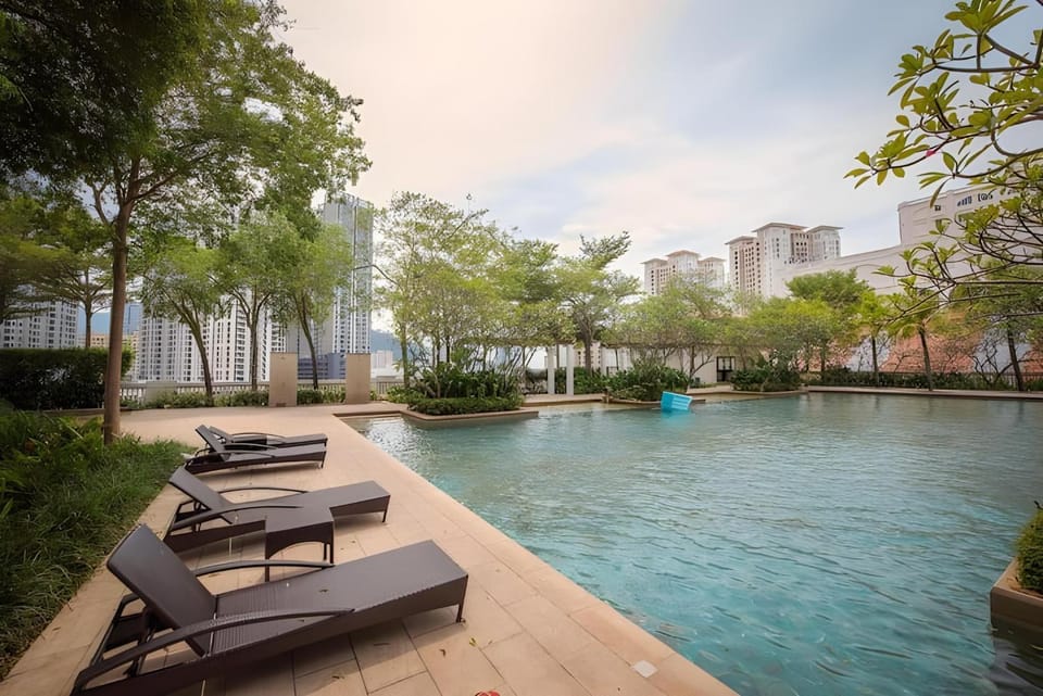 Property building, Day, Natural landscape, Pool view, Swimming pool, sunbed