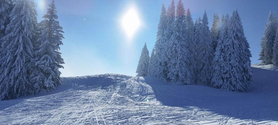 Property building, Natural landscape, Winter, Mountain view