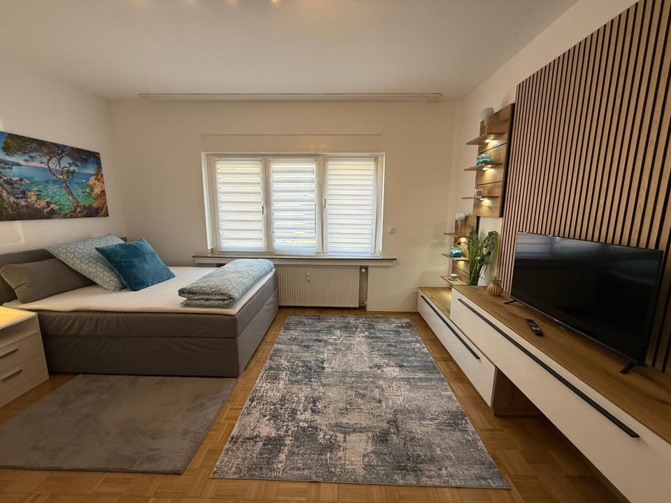 Bed, TV and multimedia, Photo of the whole room