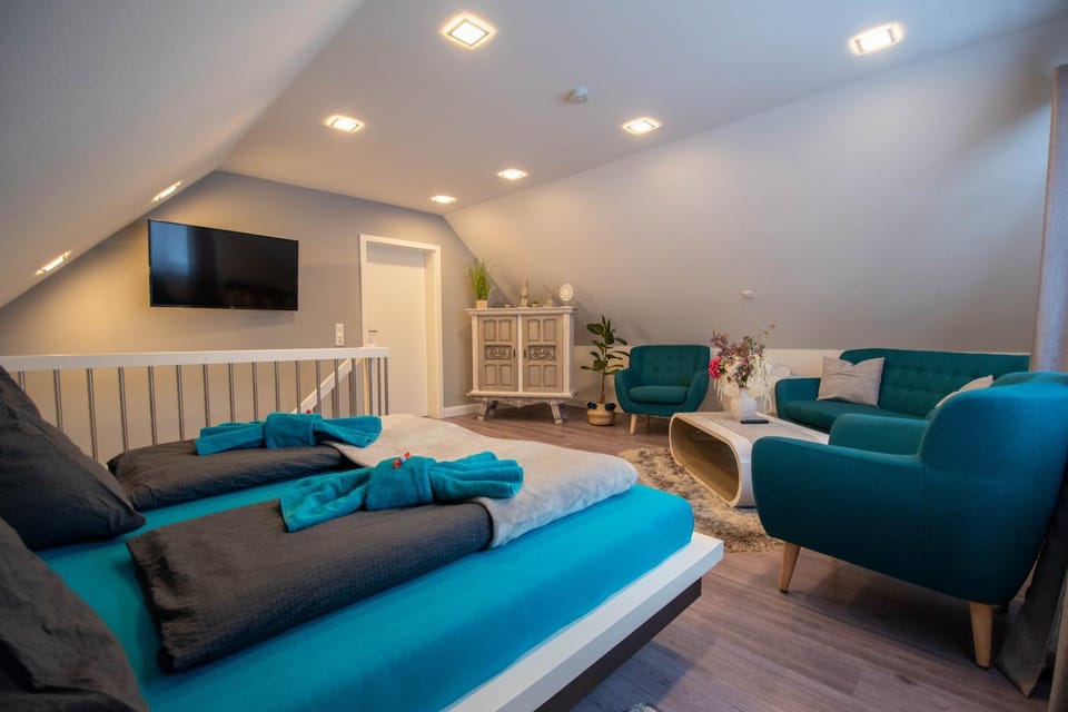 Living room, Bedroom