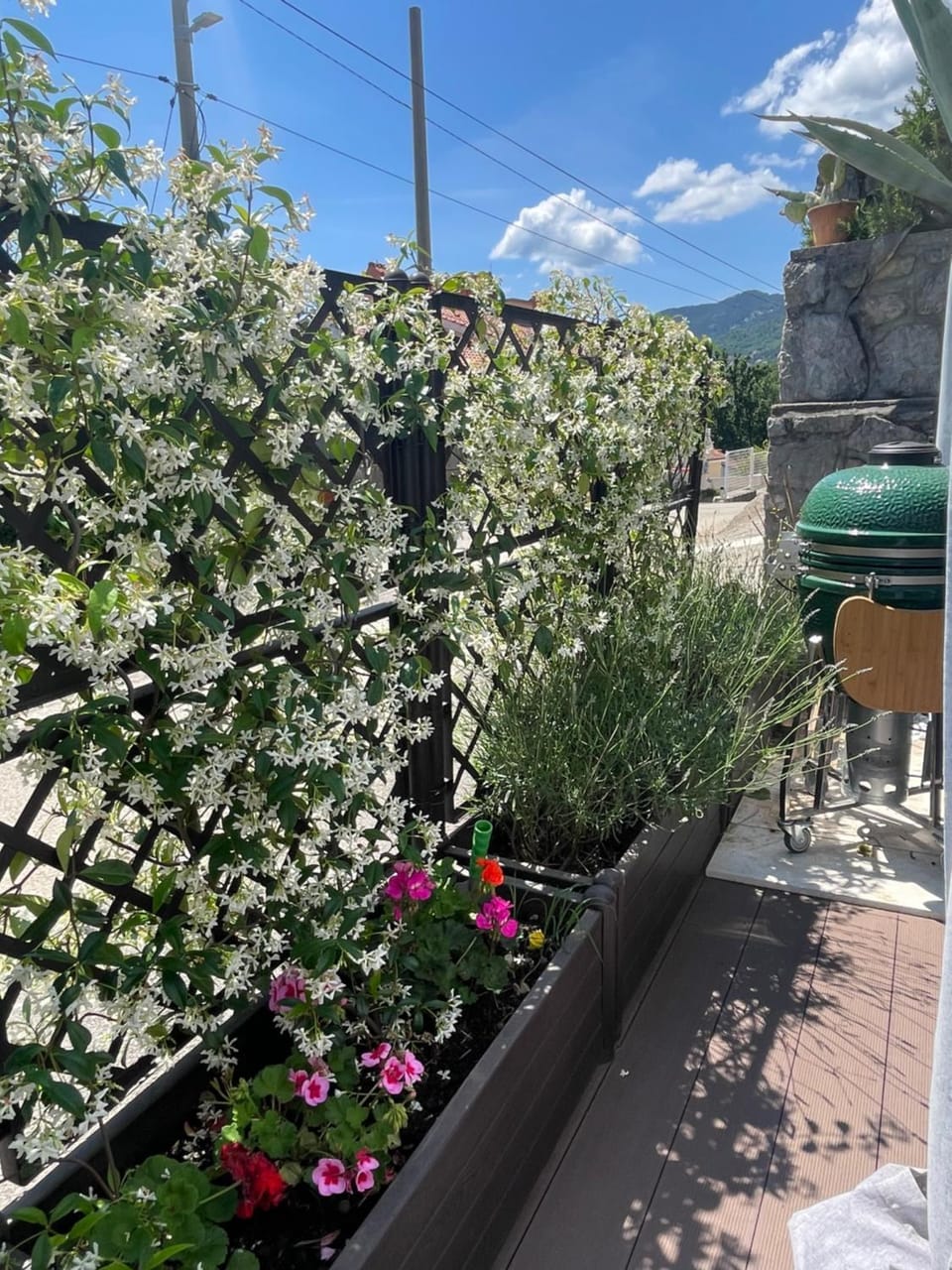 BBQ facilities, Seating area