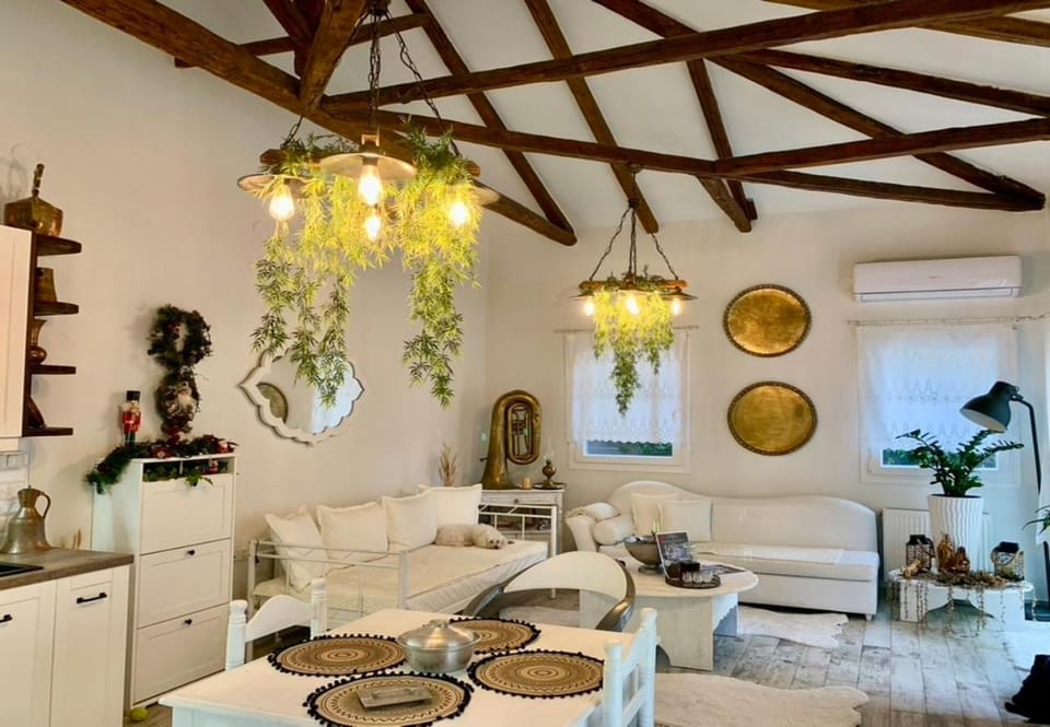 Living room, Seating area, Dining area, air conditioner