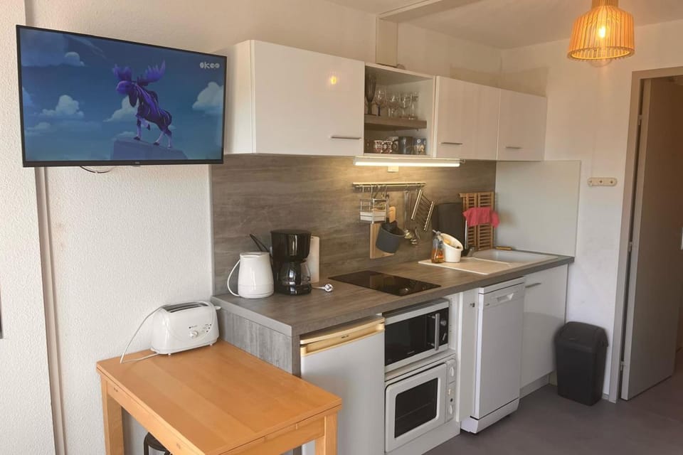 Pool and beach studio Apartment in Quiberon
