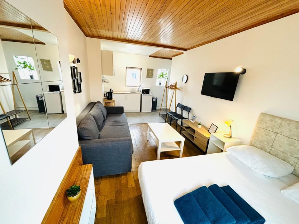 Bed, TV and multimedia, Photo of the whole room, Seating area